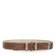 Authentieke tweedehands vintage Roberto Cavalli Python Belt - Size 90 koop online webshop LabelLOV