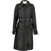 Yves Saint Laurent Leopard Print Trench Coat
