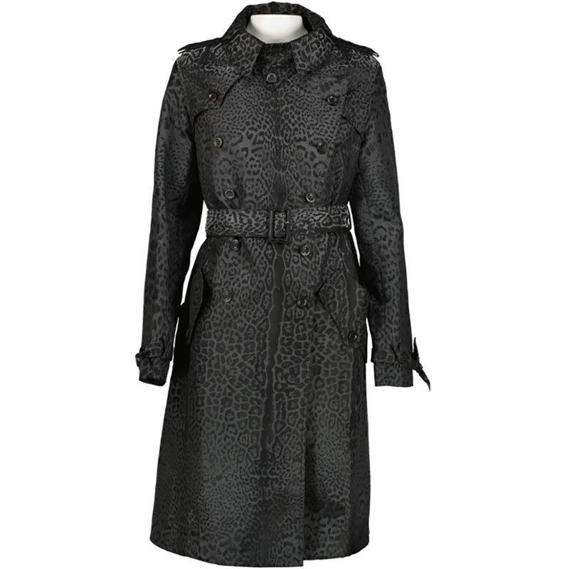 Yves Saint Laurent Leopard Print Trench Coat