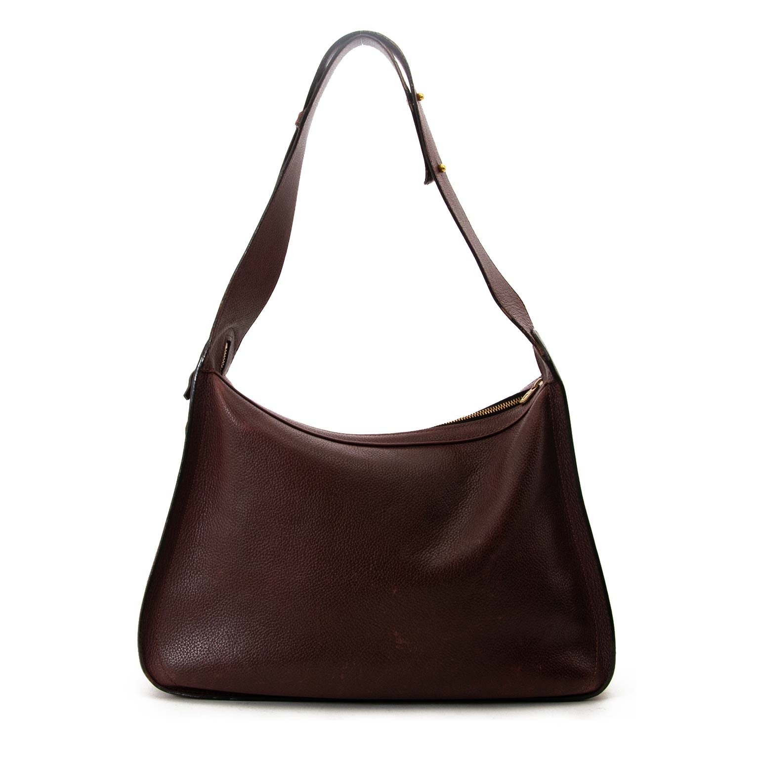 delvaux burgundy pensée schouder tas nu te koop bij labellov vintage mode webshop belgië