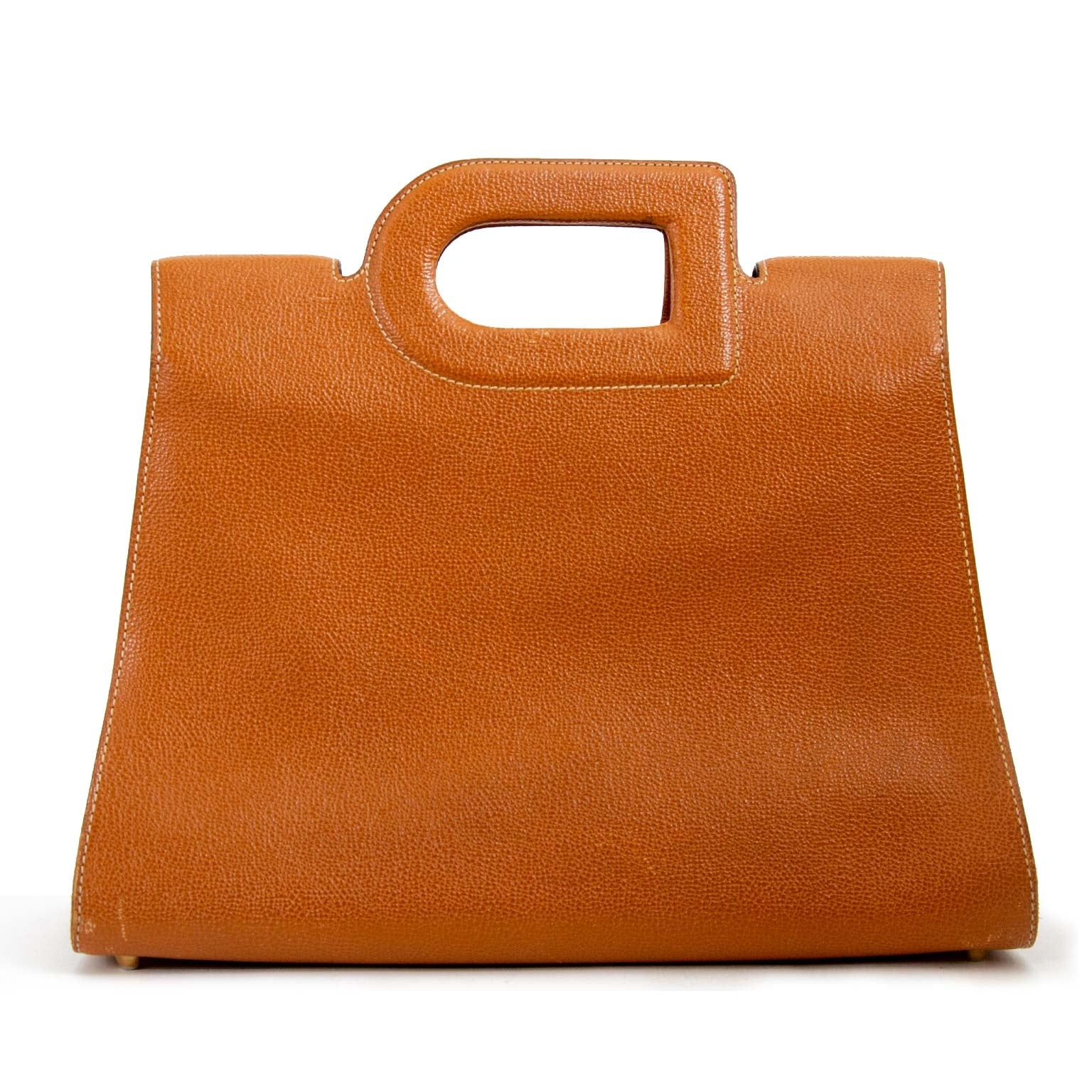 delvaux cognac d tophandle tas nu te koop bij labellov vintage mode webshop belgië