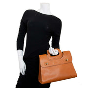 delvaux cognac d top handle sac à vendre à labellov vintage webshop de mode belgique
