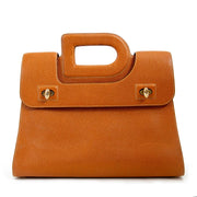 delvaux cognac d tophandle bag now for sale at labellov vintage fashion webshop belgium