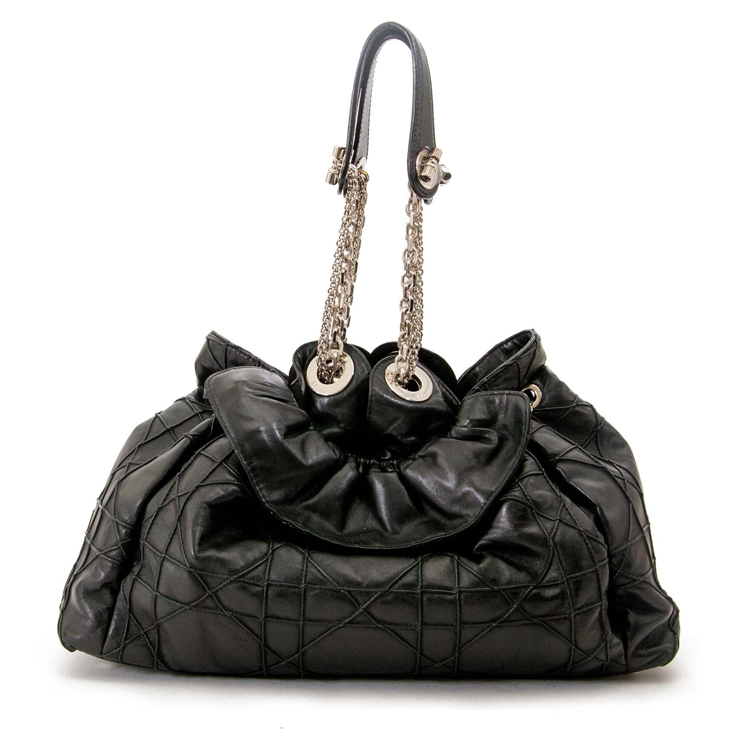 christian dior black le trente bag now for sale at labellov vintage fashion webshop belgium