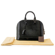 louis vuitton electric zwarte patent epi leder tas nu te koop bij labellov vintage mode webshop belgië