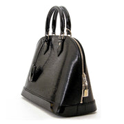 Louis Vuitton Electric Black Patent Epi Leather Alma now for sale at labellov vintage fashion webshop belgium