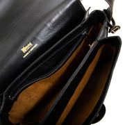 delvaux zwarte lederen tas nu te koop bij labellov vintage mode webshop belgië