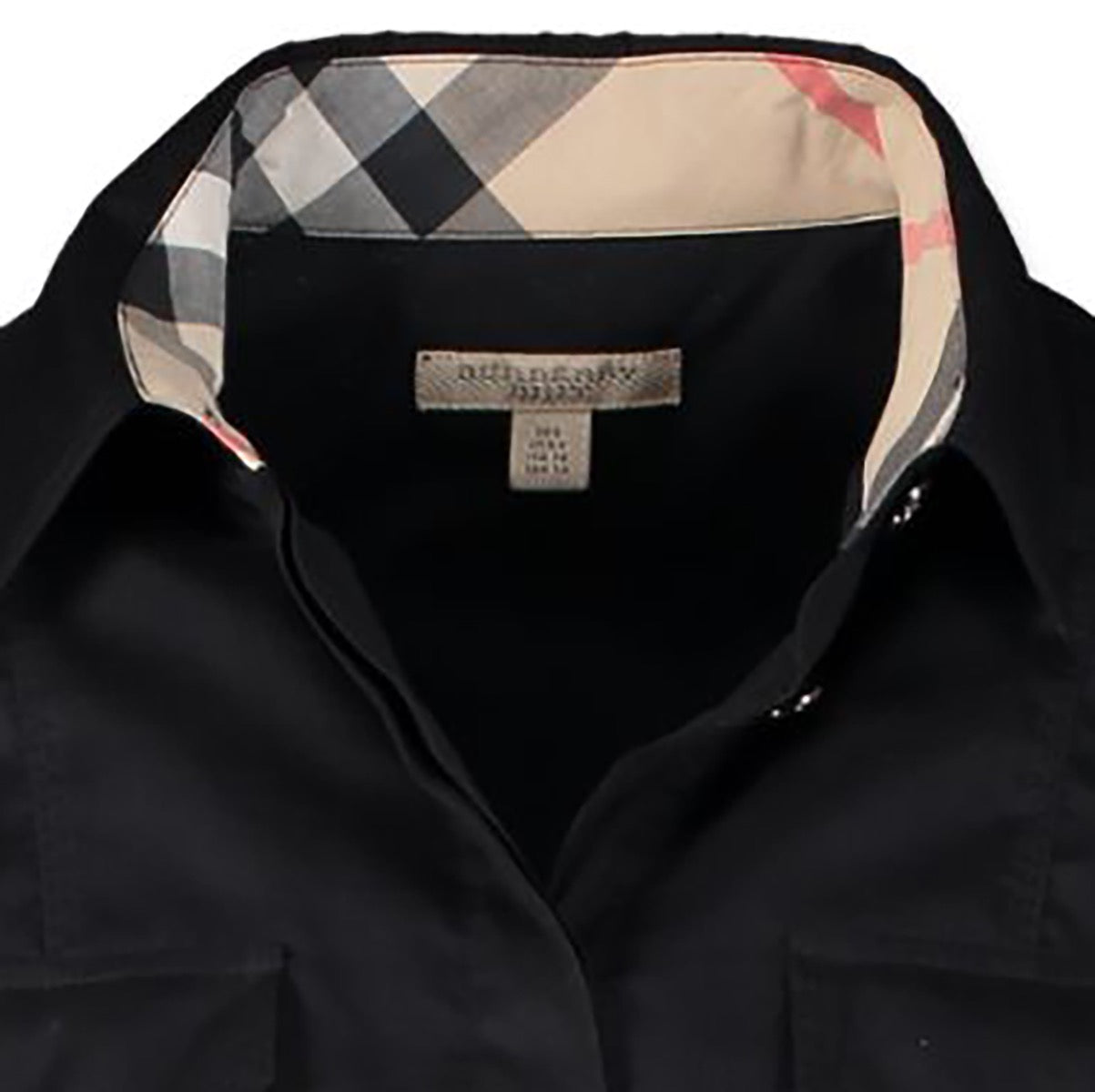 shop safe online Burberry black check dress