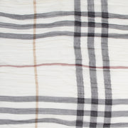 Authentic secondhand Burberry Check Wool & Silk Scarf designer scarves fashion luxury vintage webshop safe secure online shopping