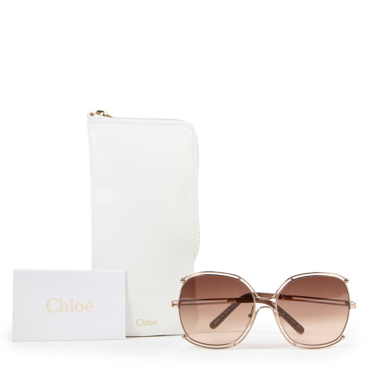 Shop safe online 100% authentic second hand Chloé Brown Glasses in very good condition at the right price at Labellov in Antwerp.