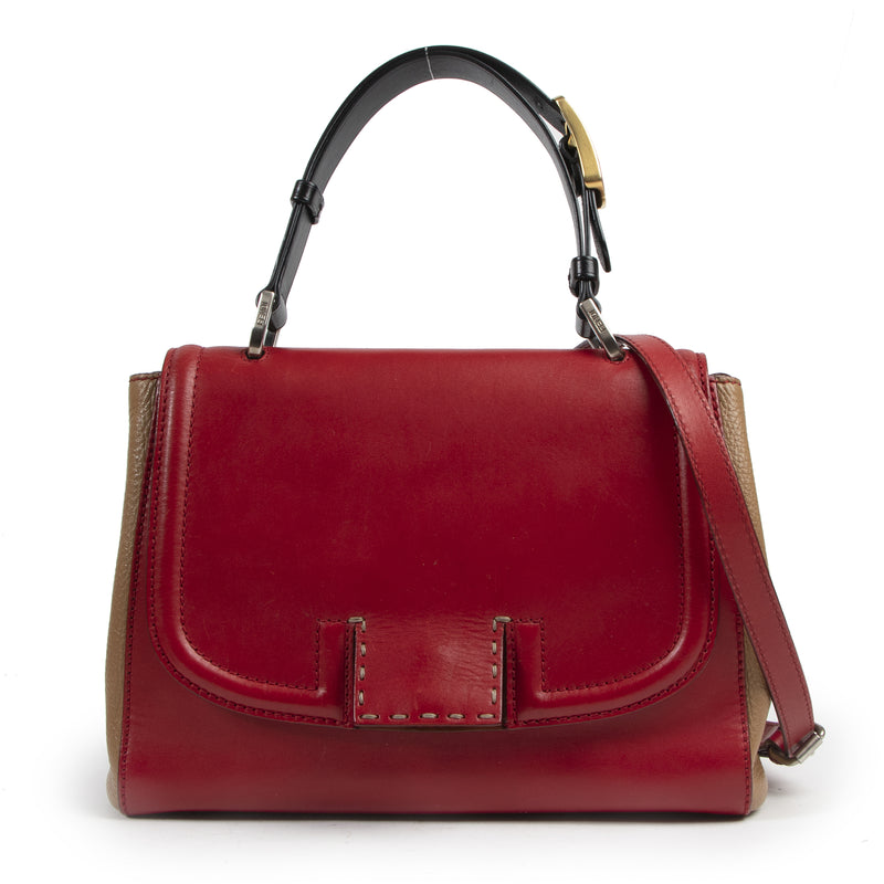 Authentieke tweedehands Fendi tas vintage webshop LabelLOV veilig online winkelen designer luxe Antwerpen België mode fashion