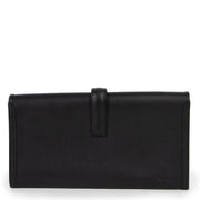 Shop safe online at Labellov in Antwerp this 100% authentic second hand Hermès Jige Elan 29 Black Clutch