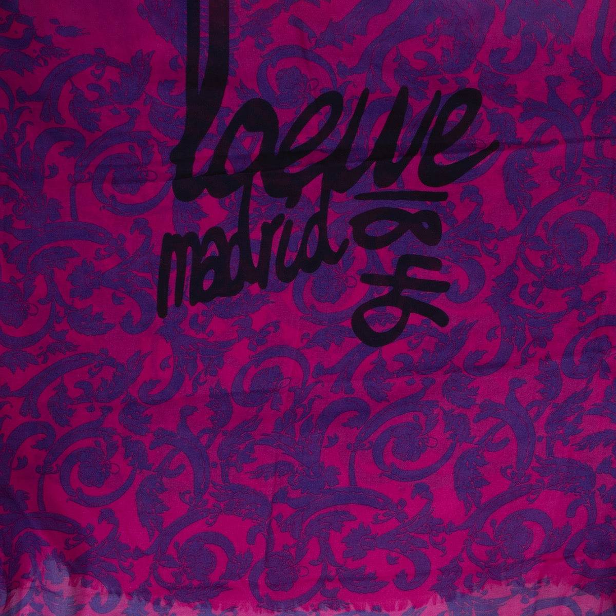 Shop safe online 100% authentic second hand Loewe Pink Silk Cashmere Scarf at the right price at Labellov in Antwerp.