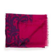 Shop safe online 100% authentic second hand Loewe Pink Silk Cashmere Scarf at the right price at Labellov in Antwerp.