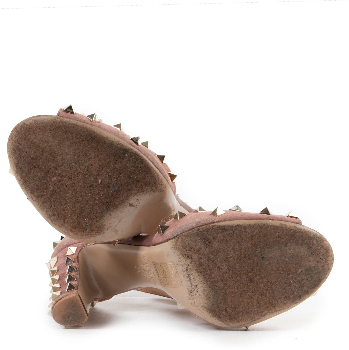 Valentino Garavani Rockstud Pink Pumps - size 38