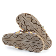 Authentieke Tweedehands Prada Multicolor Embroidered Foot Bed Sandals - Size 38,5 juiste prijs veilig online shoppen luxe merken webshop winkelen Antwerpen België mode fashion