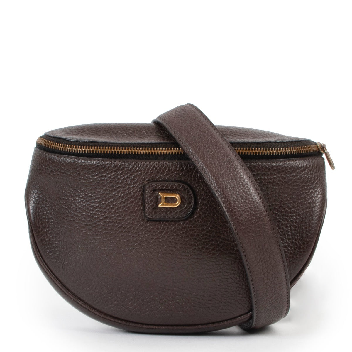 Delvaux Musette Brown Belt Bag