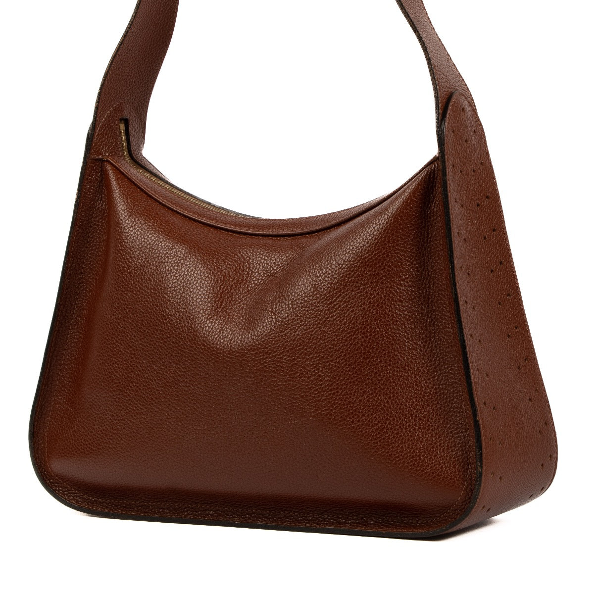 Shop 100% authentic second-hand Delvaux Brown Pensée Shoulder Bag on Labellov.com