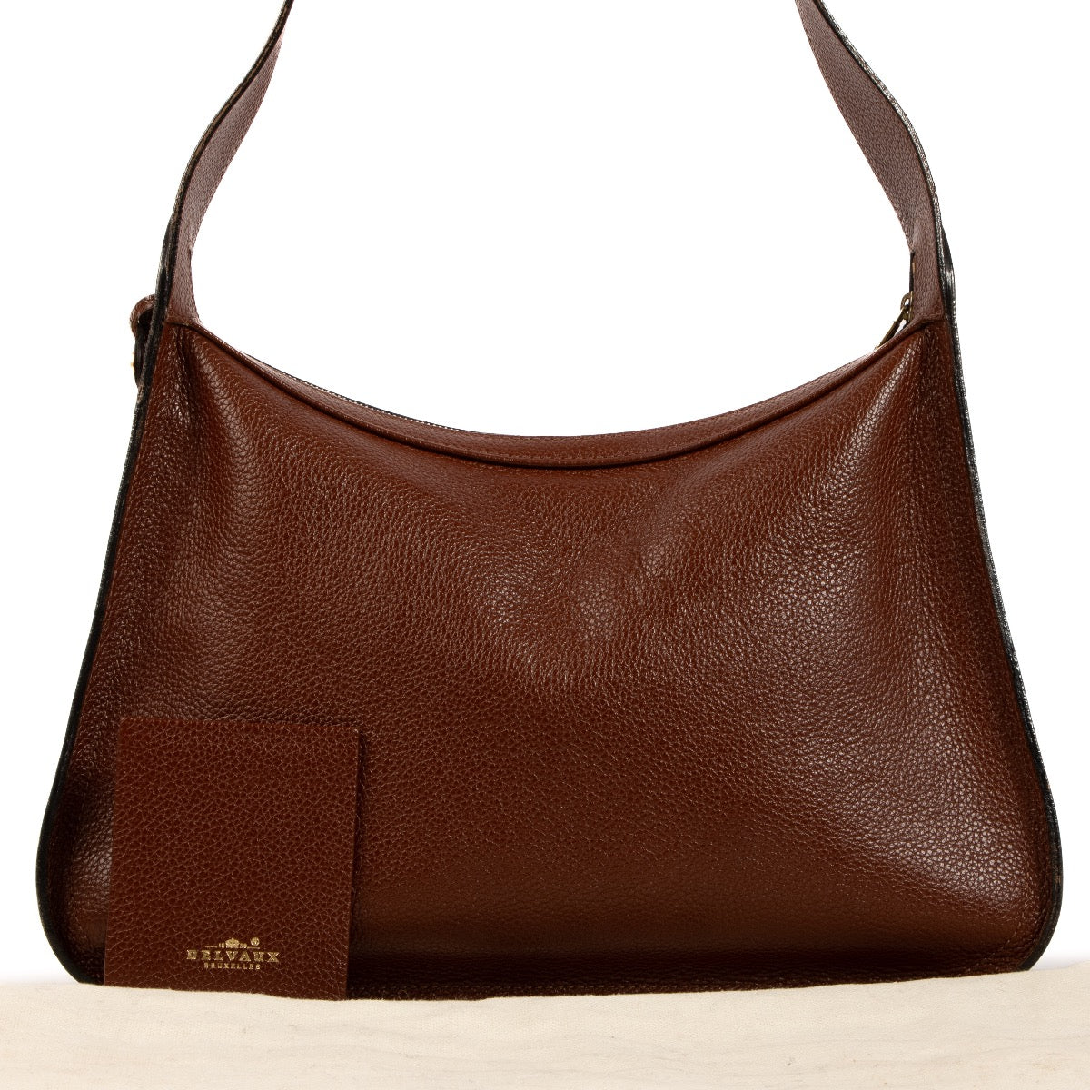 Shop 100% authentic second-hand Delvaux Brown Pensée Shoulder Bag on Labellov.com