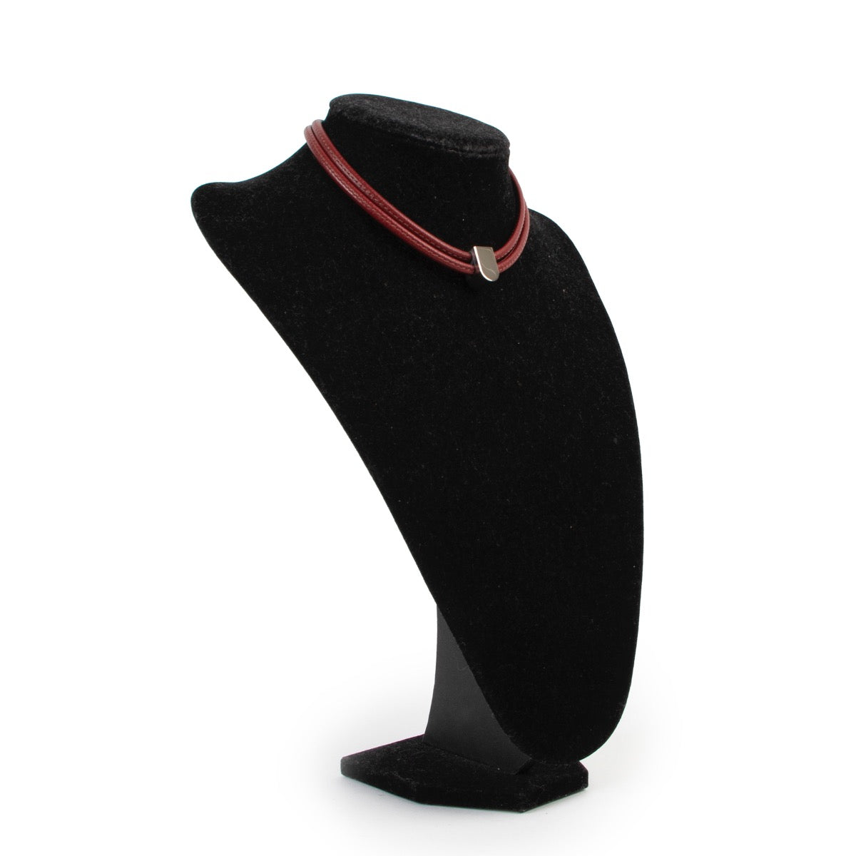 Collier Delvaux Bloc bordeaux