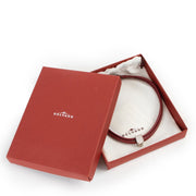 shop safe online Delvaux Burgundy D Necklace