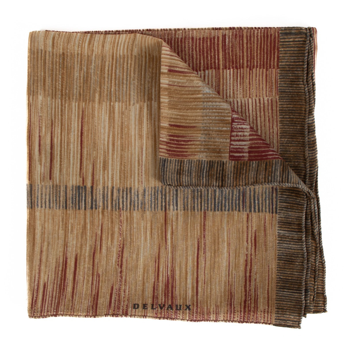 Delvaux Crêpe de Chine Symphonie Carré Scarf