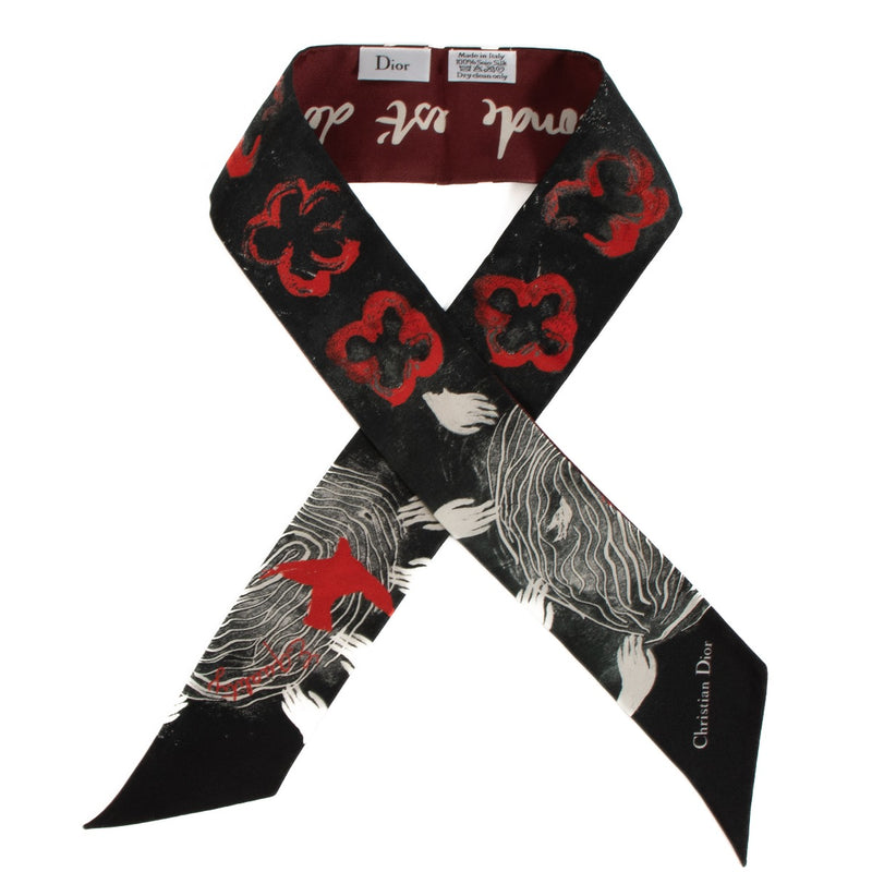 Christian Dior Silk Mitzah Scarf