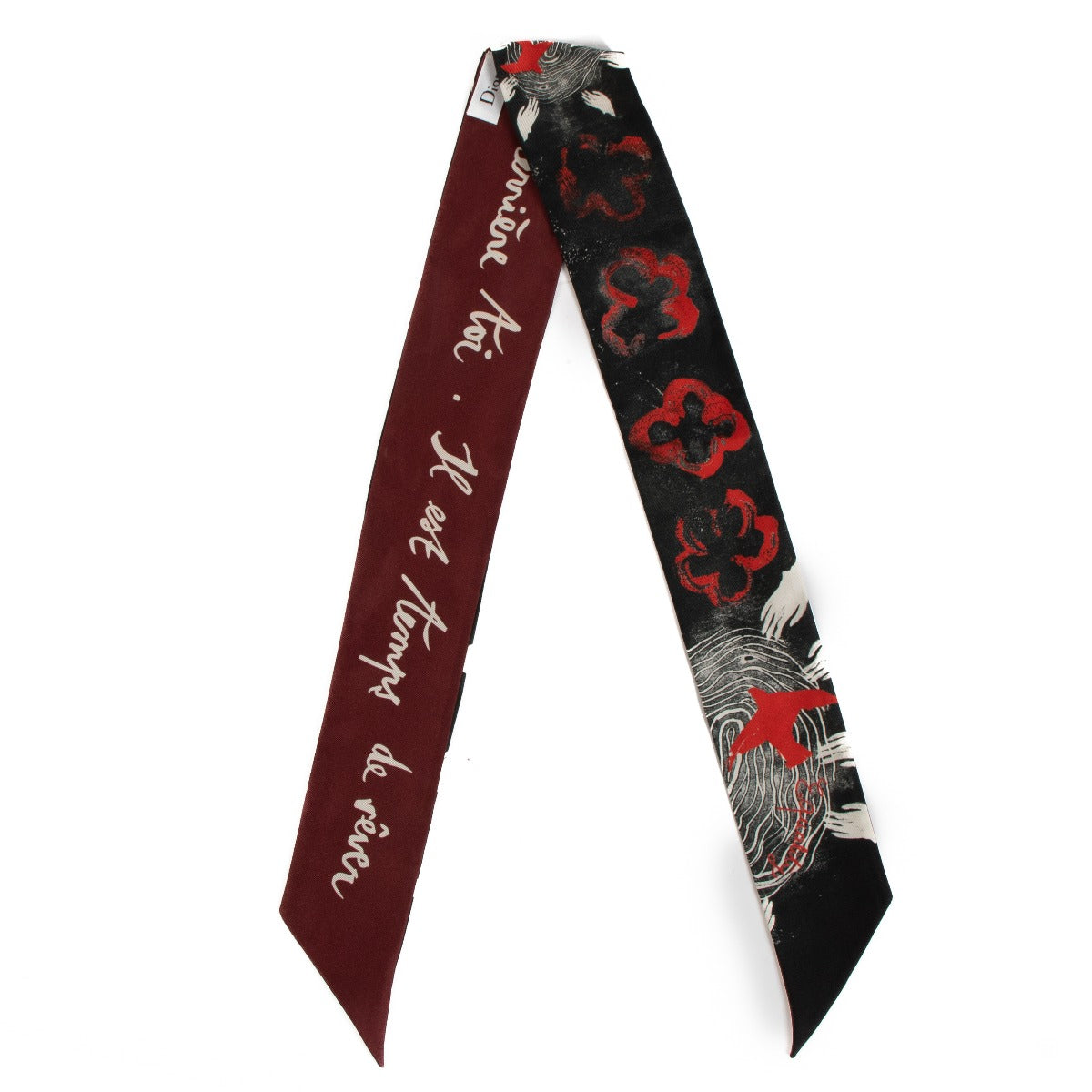 Christian Dior Ouvre Les Yeux Silk Mitzah Scarf