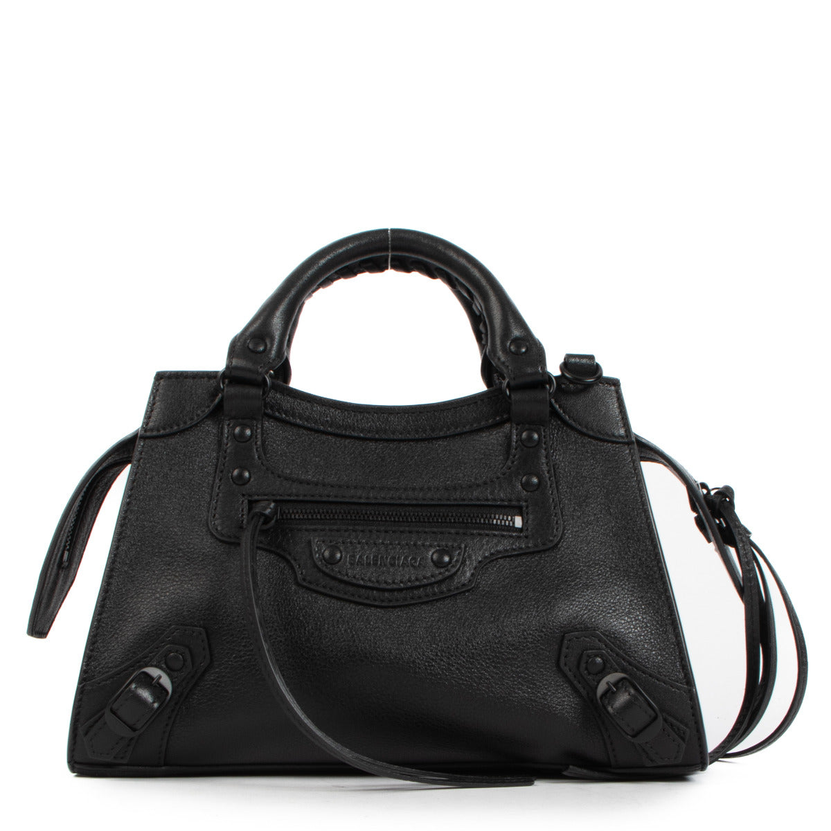Balenciaga Black Neo Classic XS Soft Calf for the best price at Labellov secondhand luxury in Antwerp