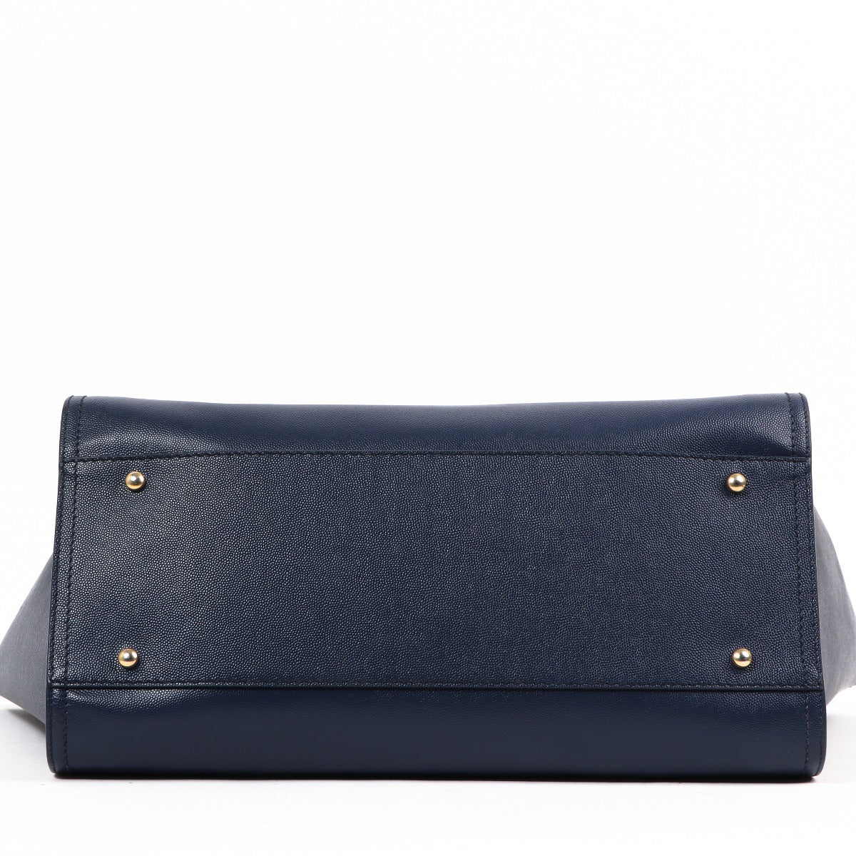 Chanel Blue Calfskin Deauville Large Shopping Bag