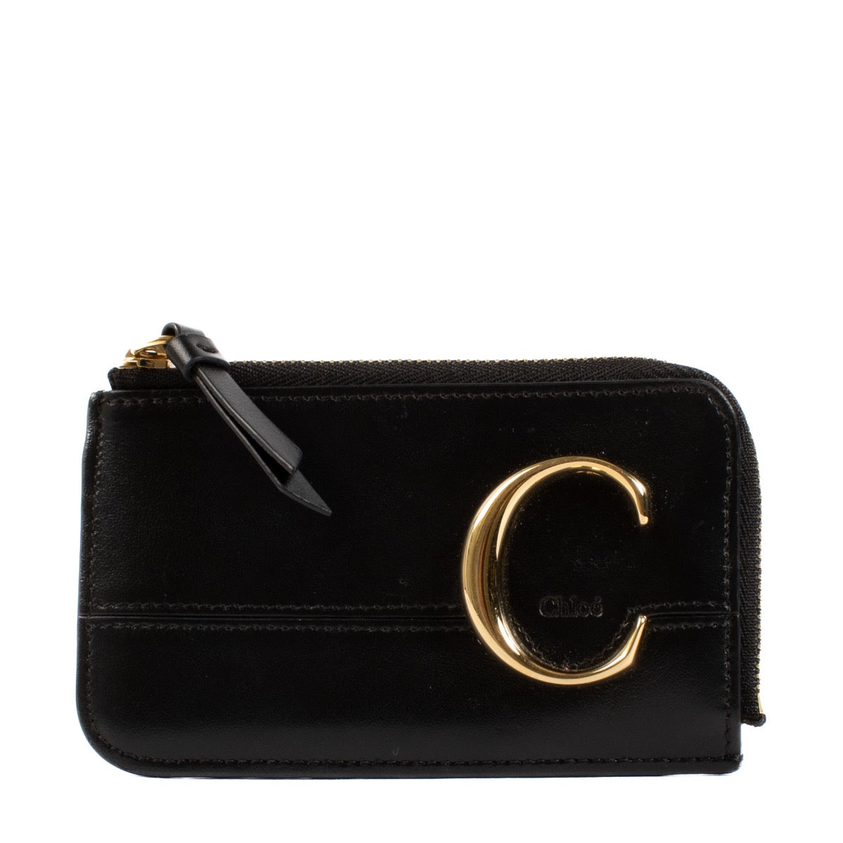 shop 100% authentic second hand Chloé Black C Card Holder Wallet on Labellov.com