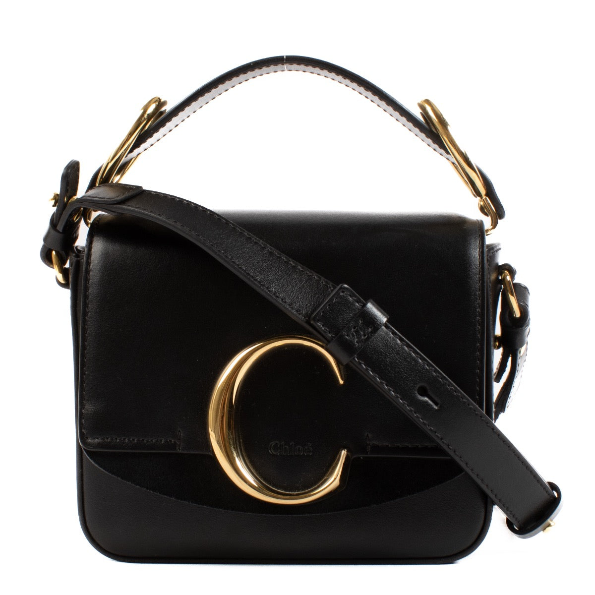 shop 100% authentic second hand Chloé Black Mini C Bag on Labellov.com