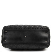 Christian Dior Cannage Lambskin Leather Soft Lady Dior Shopping Tote