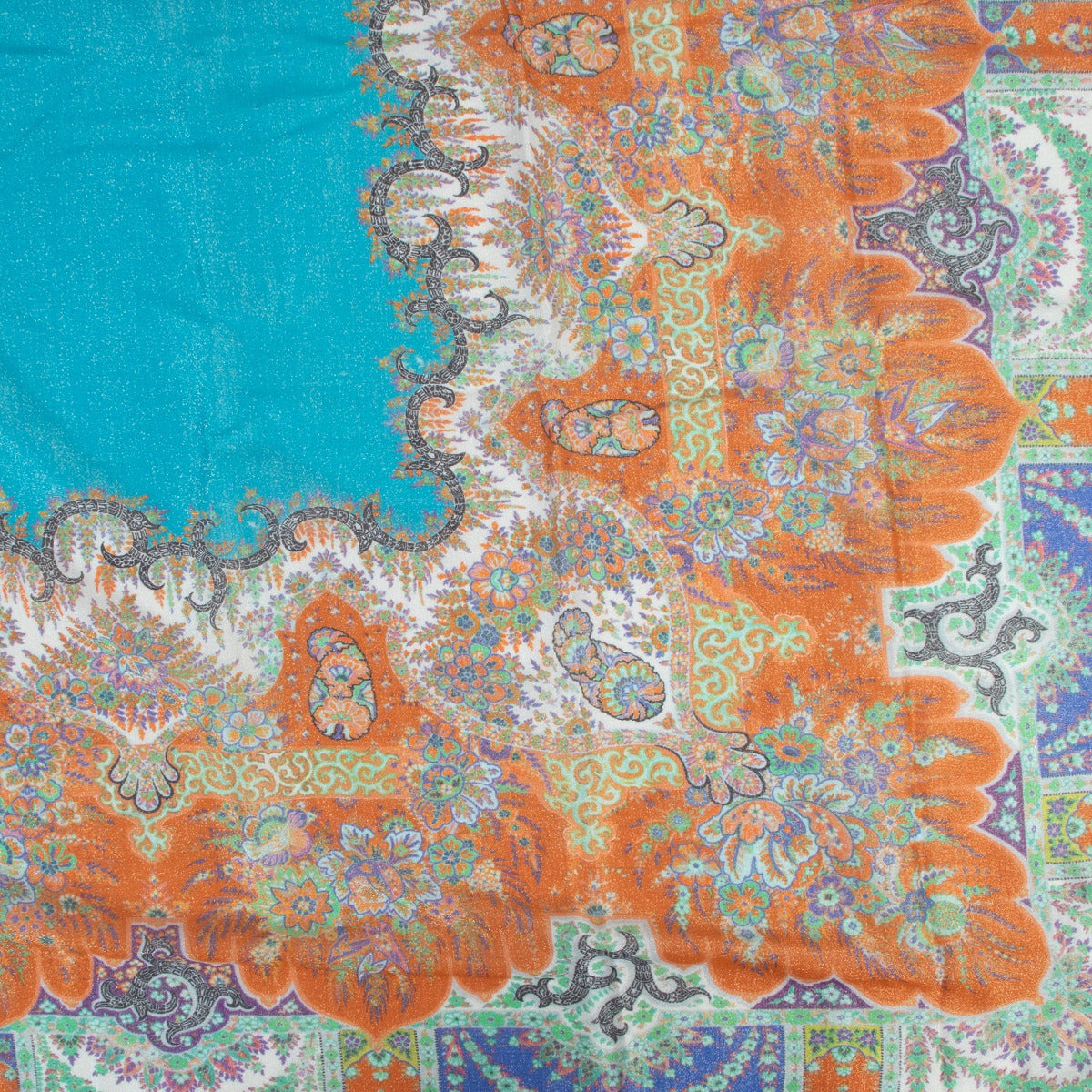 Etro Multicolor Glitter Scarf