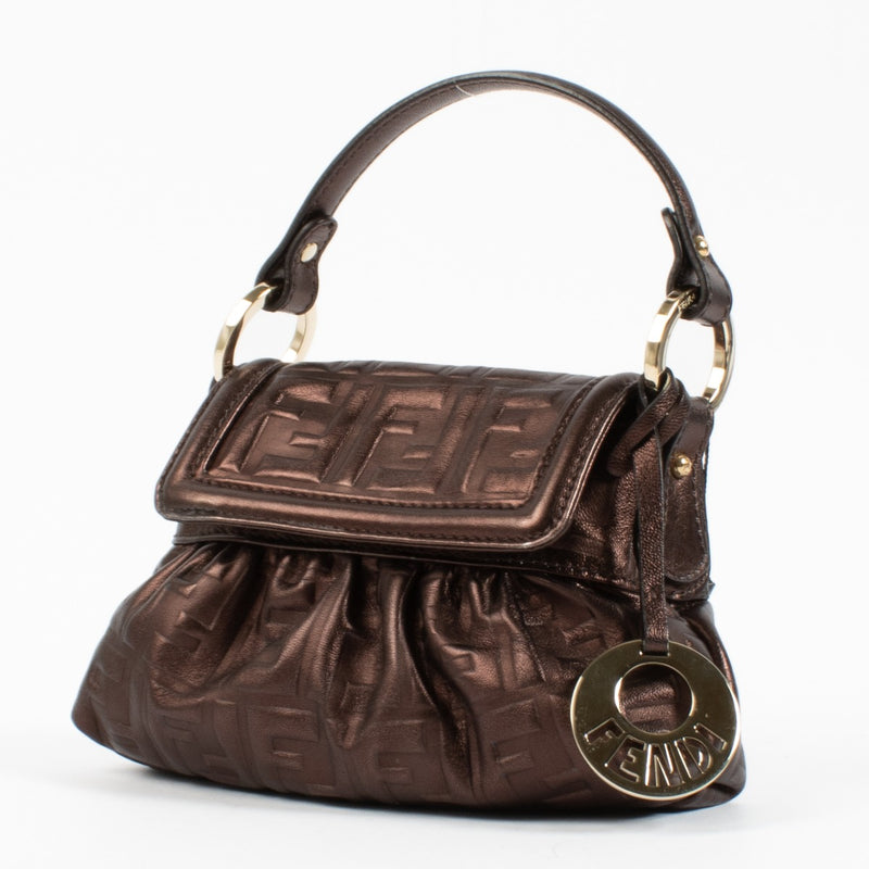 Fendi Brown FF Mini Chef Bag