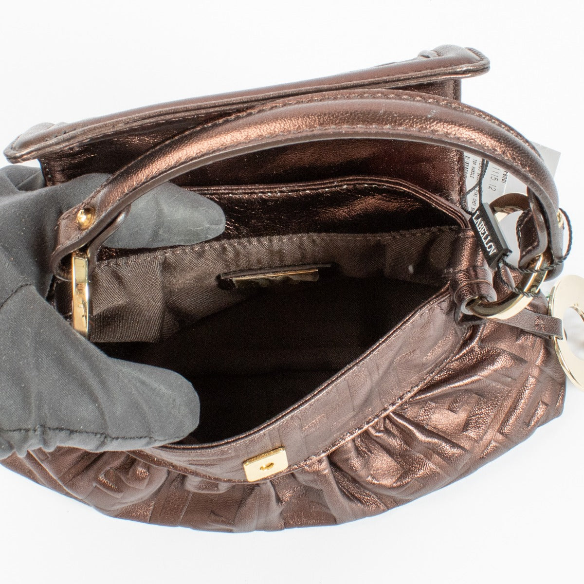 Fendi Brown FF Mini Chef Bag