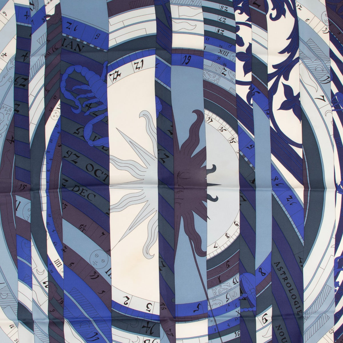 Buy an authentic second hand Hermès Carré Astrologie Nouvelle Silk Scarf in very good condition at Labellov