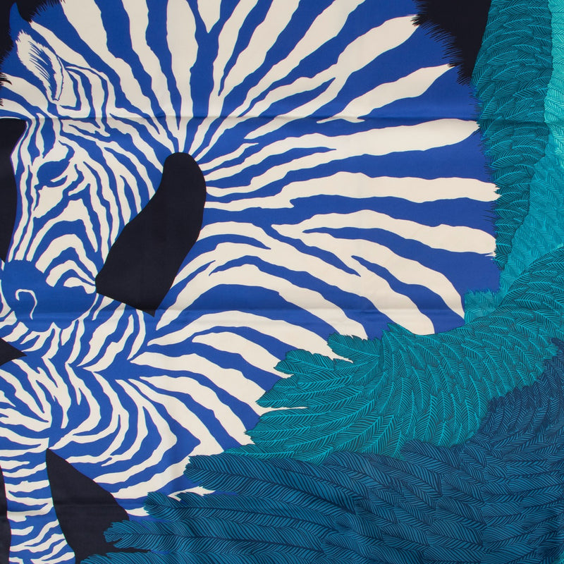 Buy an authentic second hand Hermès Carré Zebra Pegasus Silk Scarf in very good condition at Labellov.