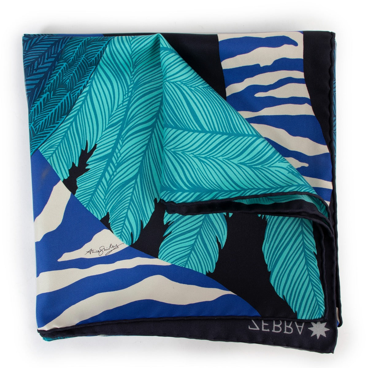 Buy an authentic second hand Hermès Carré Zebra Pegasus Silk Scarf in very good condition at Labellov.