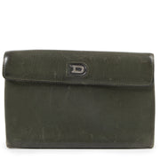Delvaux Moss Green Wallet for the best price at Labellov secondhand luxury in Antwerpen