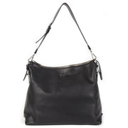 Authentieke tweedehands vintage Prada Black Zipper Shopper Bag koop online webshop LabelLOV