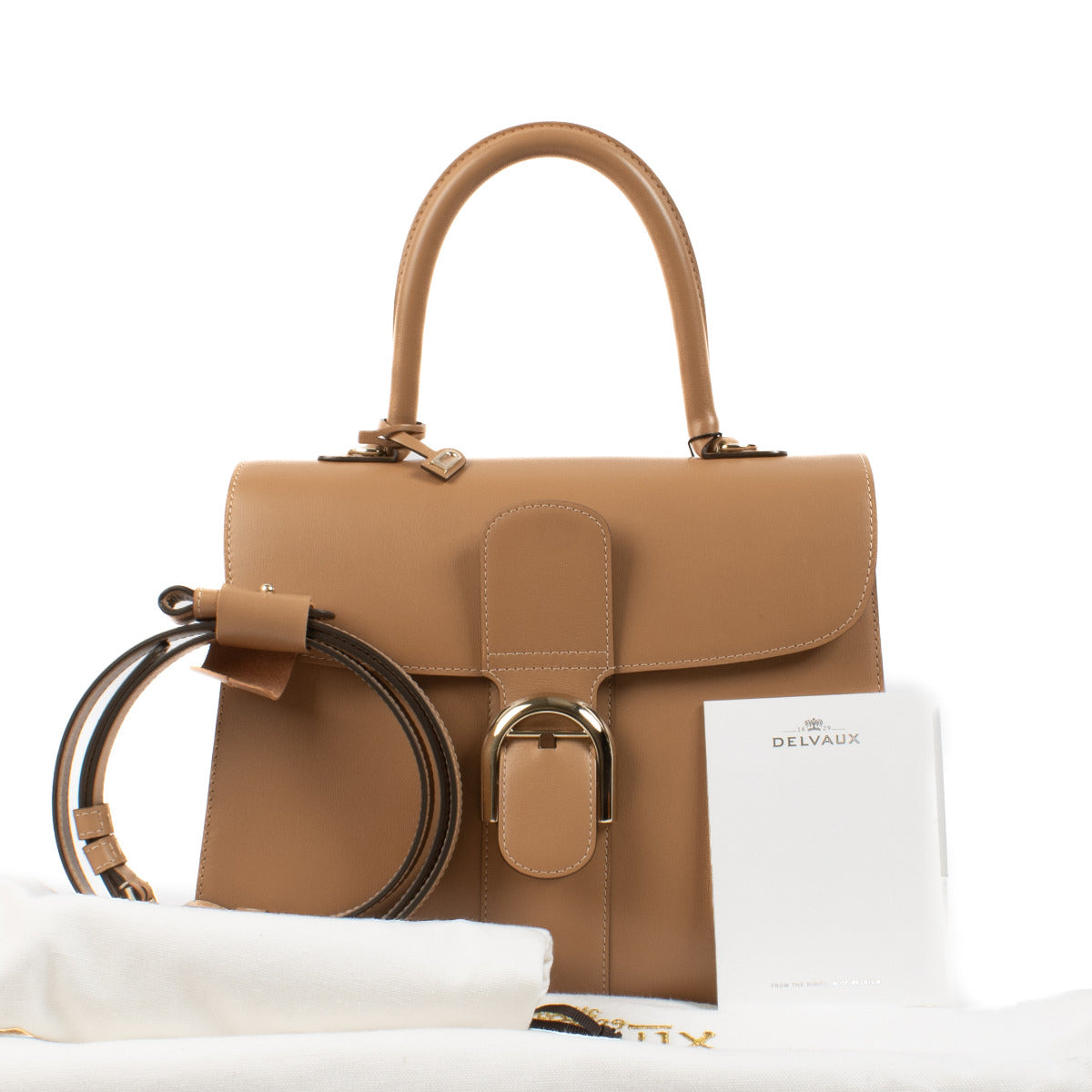 Delvaux Brillant MM Magic Tender Beige Boxcalf
