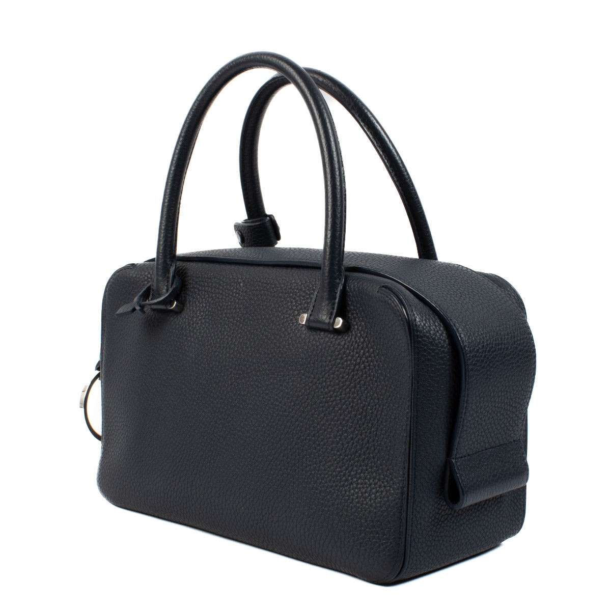 Sac Delvaux Cool Box MM Bleu Marine Taurillon Souple