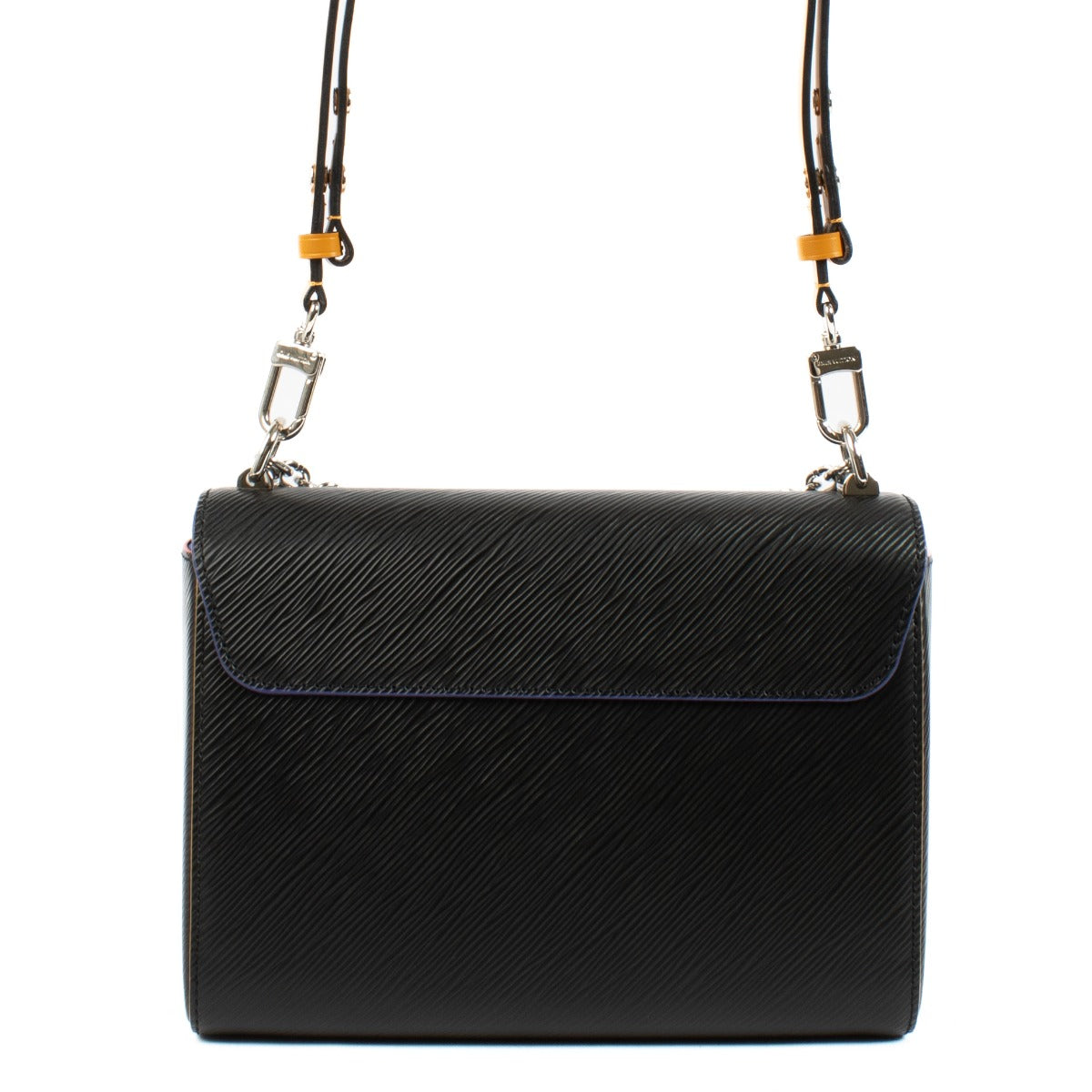 Louis Vuitton Sac Twist MM en cuir Épi noir