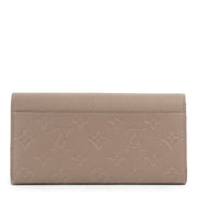 We buy and sell your designer Louis Vuitton Sarah Empreinte Tourterelle Grey Wallet