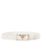 Prada White Saffiano Leather Belt te koop aan de beste prijs bij Labellov