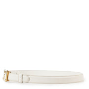 We buy and sell your authentic designer Prada White Saffiano Leather Belt