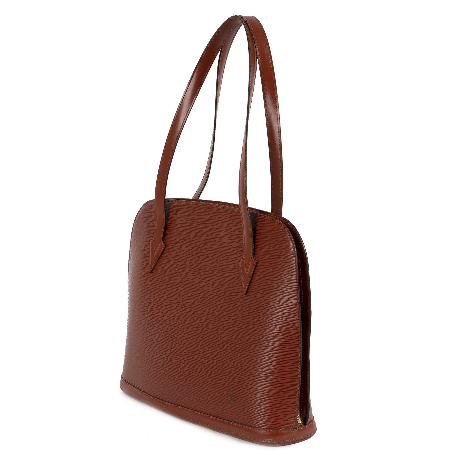 Authentieke Tweedehands Louis Vuitton Kenyan Fawn Epi Leather Lussac Tote Bag juiste prijs veilig online shoppen luxe merken webshop winkelen Antwerpen België mode fashion