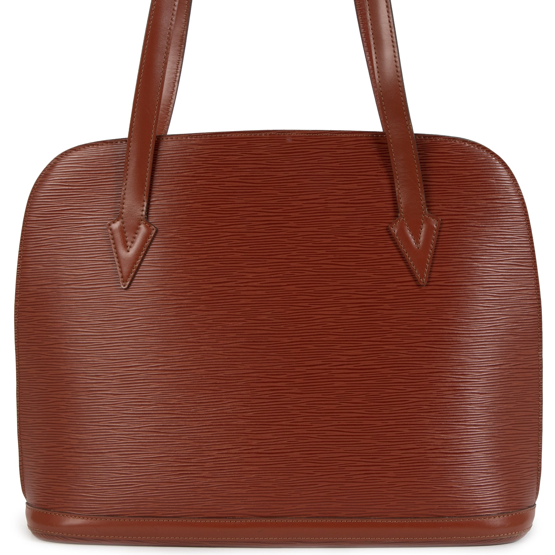 Authentic secondhand Louis Vuitton Kenyan Fawn Epi Leather Lussac Tote Bag designer bags accessories shoes luxury vintage webshop safe secure online shopping worldwide shipping