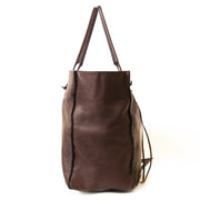 Authentieke Tweedehands Balenciaga Burgundy Leather Papier Bag PM juiste prijs veilig online shoppen luxe merken webshop mode fashion winkelen Antwerpen België